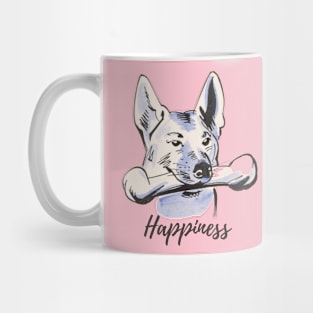 Dog Bon happiness Mug